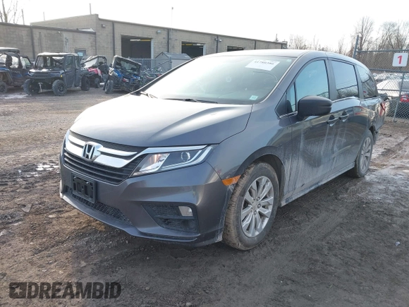 2018 Honda Odyssey LX with VIN 5FNRL6H27JB095795, listed as a IAAI auction lot 41780386 with 99,318 mi miles. Bid and sale history available at carsss.com. Image 17.