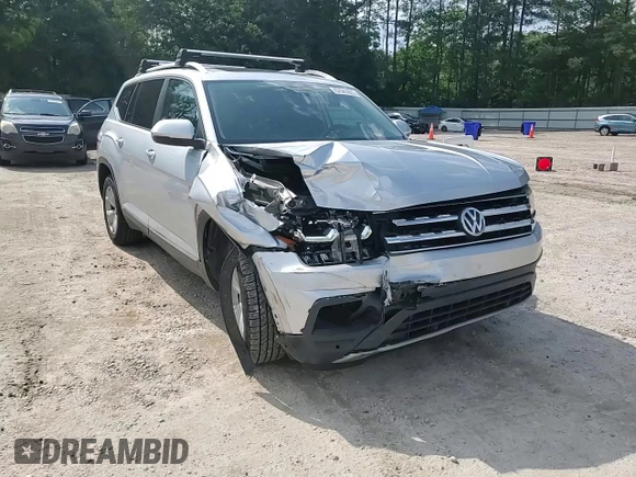 2018 Volkswagen Atlas SEL with VIN 1V2ER2CA7JC517354, listed as a Copart auction lot 57041865 with 118,126 mi miles and Salvage title. Bid and sale history available at DreamBid. Image 14.