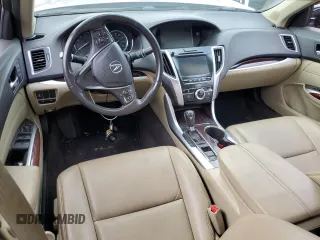 2016 Acura TLX with VIN 19UUB1F34GA007865, listed as a Copart auction lot 61728575 with 123,938 mi miles and Salvage title. Bid and sale history available at DreamBid. Image 8.