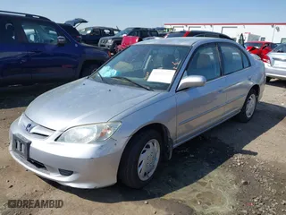 2004 Honda Civic LX with VIN 2HGES166X4H901171, listed as a IAAI auction lot 41895184 with 276,930 mi miles. Bid and sale history available at carsss.com. Image 2.
