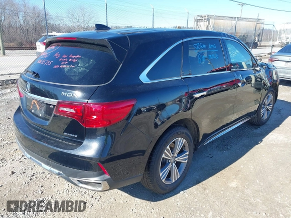 2020 Acura MDX with VIN 5J8YD4H33LL038825, listed as a IAAI auction lot 40695735 with 1 mi miles. Bid and sale history available at carsss.com. Image 4.