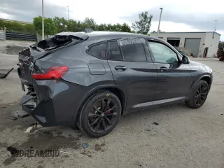 2022 BMW X4 xDrive30i with VIN 5UX33DT04N9K26566, listed as a Copart auction lot 53396153 with 17,595 mi miles. Bid and sale history available at carsss.com. Image 3.