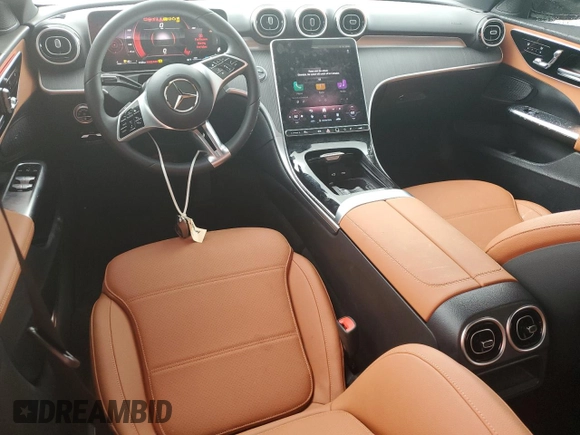 2025 Mercedes-Benz C 300 with VIN W1KAF4GB3SR249009, listed as a Copart auction lot 47948735 with 1,441 mi miles and Clean Title. Bid and sale history available at DreamBid. Image 8.