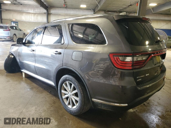 2017 Dodge Durango SXT with VIN 1C4RDJAG3HC905274, listed as a Copart auction lot 58989625 with 87,498 mi miles and Salvage title. Bid and sale history available at DreamBid. Image 2.