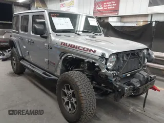 2021 Jeep Wrangler Unlimited Rubicon with VIN 1C4HJXFG8MW581568, listed as a IAAI auction lot 41505651 with 18,359 mi miles. Bid and sale history available at carsss.com. Image 1.