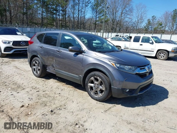 2019 Honda CR-V EX with VIN 5J6RW1H5XKL005682, listed as a IAAI auction lot 41663175 with 91,367 mi miles. Bid and sale history available at carsss.com. Image 1.