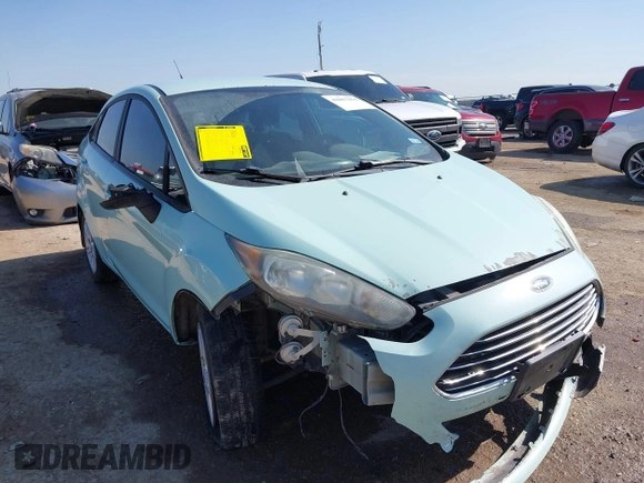 2017 Ford Fiesta SE with VIN 3FADP4BJ7HM150339, listed as a IAAI auction lot 42007084 with 109,334 mi miles. Bid and sale history available at carsss.com. Image 1.