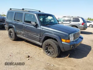 2007 Jeep Commander Sport with VIN 1J8HG48K87C666634, listed as a IAAI auction lot 41850134 with 162,208 mi miles. Bid and sale history available at carsss.com. Image 1.