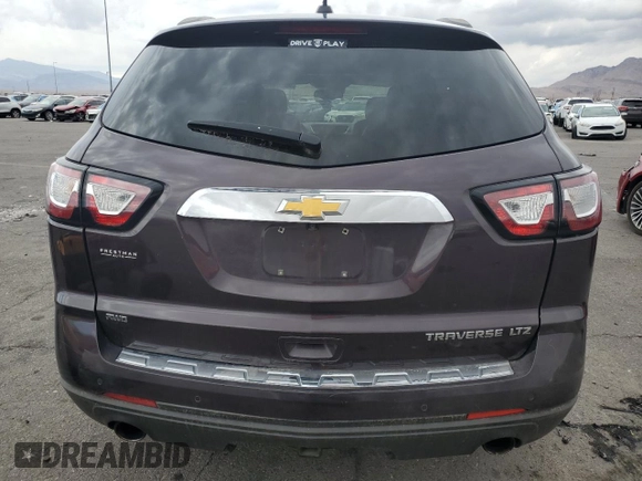 2016 Chevrolet Traverse LTZ z VIN 1GNKVJKD5GJ198294, wystawiony jako Copart lot #56007175 z przebiegiem 106 561 mil mil oraz Czysty tytuł • Clean title. Historia ofert i sprzedaży dostępna na DreamBid. Obrazek 6.