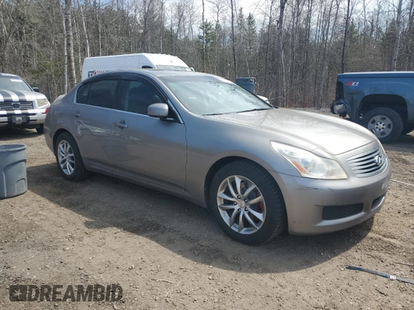 2007 Infiniti G35 with VIN JNKBV61F27M817083, listed as a Copart auction lot 54316065 with 217,079 mi miles and Clean Title. Bid and sale history available at DreamBid. Image 4.