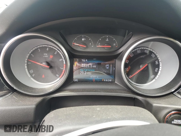 2018 Buick Regal Essence with VIN W04GV8SX5J1066364, listed as a Copart auction lot 59306695 with 97,251 mi miles and Non repairable. Bid and sale history available at DreamBid. Image 9.