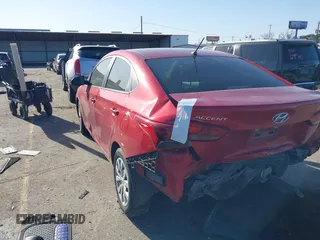 2022 Hyundai Accent SE with VIN 3KPC24A61NE171677, listed as a IAAI auction lot 41691372 with 50,151 mi miles. Bid and sale history available at carsss.com. Image 3.
