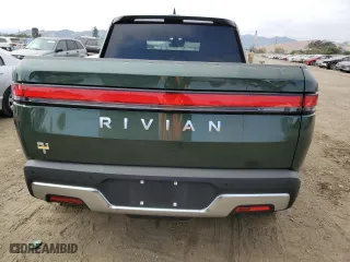2023 Rivian R1T Adventure with VIN 7FCTGAAA2PN018657, listed as a Copart auction lot 75889434 with 14,342 mi miles and Salvage Title. Bid and sale history available at carsss.com. Image 6.