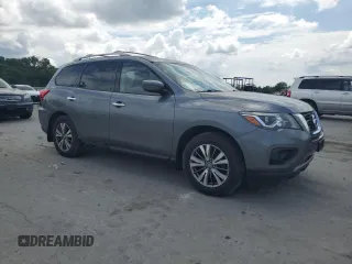 2018 Nissan Pathfinder S with VIN 5N1DR2MM8JC617027, listed as a Copart auction lot 59629955 with 150,162 mi miles and Clean title. Bid and sale history available at DreamBid. Image 4.