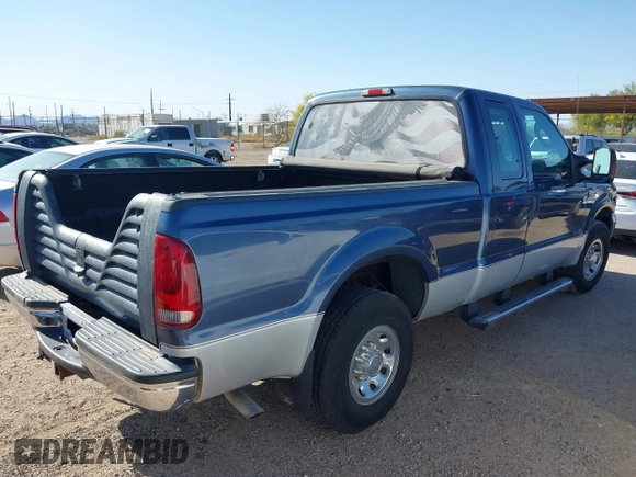 2004 Ford Super Duty F-250 XL with VIN 1FTNX20S34EA59731, listed as a IAAI auction lot 41924448 with 83,982 mi miles. Bid and sale history available at carsss.com. Image 4.