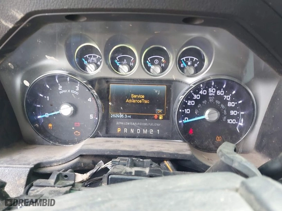 2015 Ford Super Duty F-250 SRW Lariat with VIN 1FT7W2BT9FEA86761, listed as a IAAI auction lot 41236134 with 262,925 mi miles. Bid and sale history available at carsss.com. Image 7.