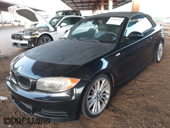 2008 BMW 1 Series 135i with VIN WBAUN93568VF54754, listed as a IAAI auction lot 42508290 with 127,978 mi miles and . Bid and sale history available at DreamBid. Image 2.
