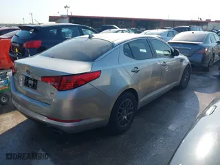 2011 Kia Optima LX with VIN KNAGM4A75B5127965, listed as a IAAI auction lot 40544326 with 207,760 mi miles. Bid and sale history available at carsss.com. Image 4.