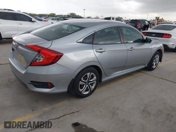 2016 Honda Civic Sedan LX with VIN 19XFC2F54GE068660, listed as a IAAI auction lot 41879984 with 34,144 mi miles. Bid and sale history available at carsss.com. Image 4.