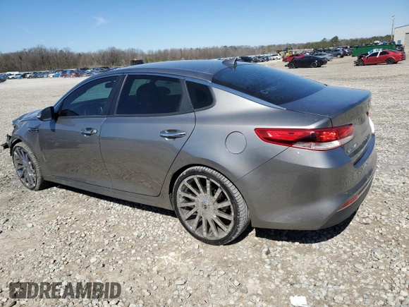 2018 Kia Optima LX with VIN 5XXGT4L34JG193319, listed as a Copart auction lot 47894445 with 122,077 mi miles and Salvage Title. Bid and sale history available at carsss.com. Image 2.