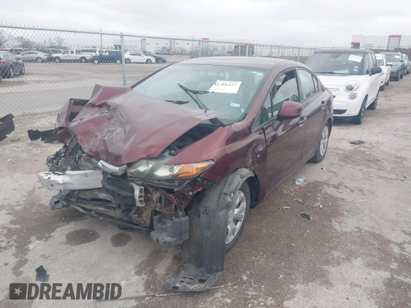 2012 Honda Civic LX z VIN 19XFB2F57CE386821, wystawiony jako IAAI lot #41568423 z przebiegiem 95 849 mil mil oraz . Historia ofert i sprzedaży dostępna na DreamBid. Obrazek 18.