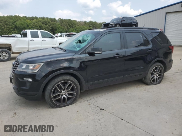 2018 Ford Explorer Sport с VIN 1FM5K8GT3JGA31598, выставлен на аукционе Copart как лот 59497455 с пробегом 99 218 миль миль и Чистый • Clean title. История ставок и продаж доступна на DreamBid. Изображение 1.