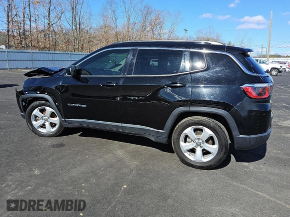 2020 Jeep Compass Latitude with VIN 3C4NJCBB9LT199009, listed as a Copart auction lot 43608995 with 77,107 mi miles and Clean Title. Bid and sale history available at carsss.com. Image 2.