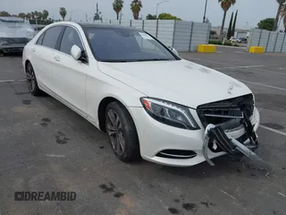 2017 Mercedes-Benz S 550 with VIN WDDUG8CBXHA323394, listed as a IAAI auction lot 42066543 with 106,253 mi miles and . Bid and sale history available at carsss.com. Image 1.