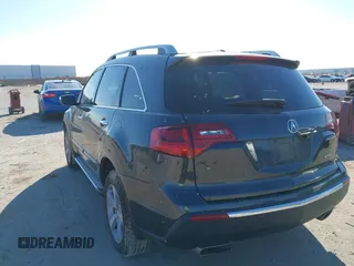 2013 Acura MDX Tech Pkg with VIN 2HNYD2H37DH512951, listed as a IAAI auction lot 41286893 with 107,180 mi miles. Bid and sale history available at carsss.com. Image 3.