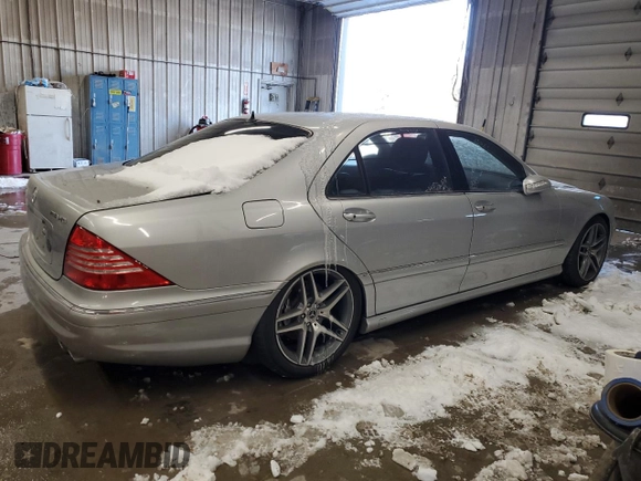 2006 Mercedes-Benz S 55 AMG with VIN WDBNG74J46A467680, listed as a Copart auction lot 42324065 with Not Provided miles and Clean Title. Bid and sale history available at DreamBid. Image 3.