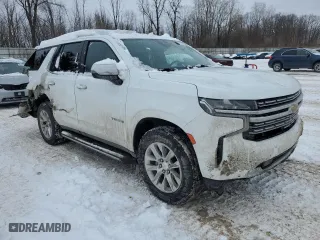 2023 Chevrolet Tahoe Premier with VIN 1GNSKSKD8PR246175, listed as a Copart auction lot 45725735 with 54,988 mi miles and Clean Title. Bid and sale history available at carsss.com. Image 4.