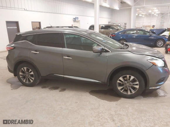 2015 Nissan Murano S with VIN 5N1AZ2MG7FN265843, listed as a IAAI auction lot 41715171 with 187,243 mi miles. Bid and sale history available at carsss.com. Image 13.