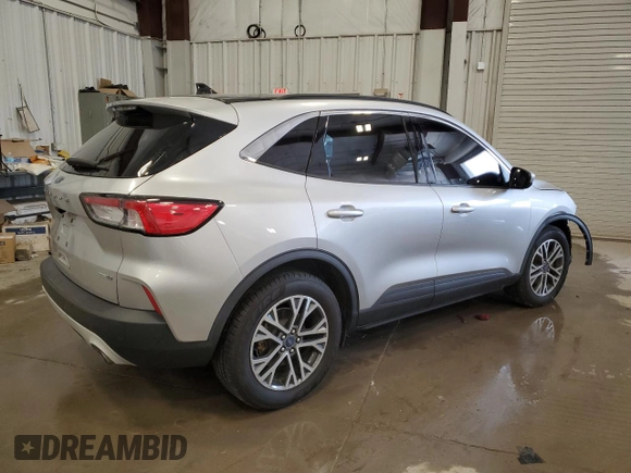 2020 Ford Escape SEL with VIN 1FMCU9H69LUA37233, listed as a Copart auction lot 54619895 with 84,174 mi miles and Salvage title. Bid and sale history available at DreamBid. Image 3.