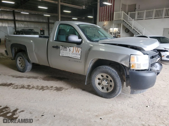 2011 Chevrolet Silverado 1500 Work Truck with VIN 1GCNKPE05BZ146555, listed as a Copart auction lot 54241524 with 200,250 mi miles and Salvage Title. Bid and sale history available at carsss.com. Image 4.