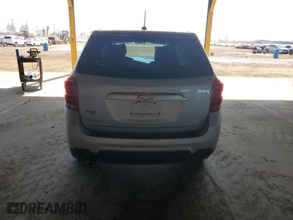 2017 Chevrolet Equinox LS with VIN 2GNALBEK5H1571511, listed as a Copart auction lot 53957895 with Not Provided miles and Salvage Title. Bid and sale history available at carsss.com. Image 6.