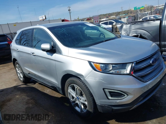 2017 Ford Edge Titanium with VIN 2FMPK4K93HBB89924, listed as a IAAI auction lot 41901181 with 108,619 mi miles. Bid and sale history available at carsss.com. Image 13.