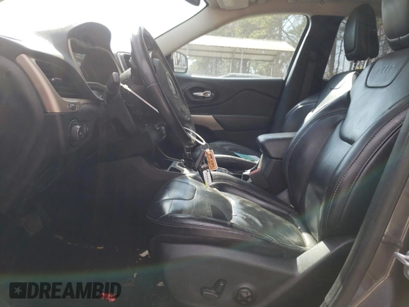 2017 Jeep Cherokee Limited with VIN 1C4PJLDB6HW572014, listed as a Copart auction lot 48350605 with 156,963 mi miles and Salvage Title. Bid and sale history available at carsss.com. Image 7.