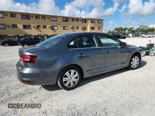 2017 Volkswagen Jetta S with VIN 3VW2B7AJ9HM344306, listed as a Copart auction lot 60256965 with 23,055 mi miles and Salvage title. Bid and sale history available at DreamBid. Image 3.