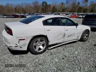 2014 Dodge Charger Police with VIN 2C3CDXAT1EH146630, listed as a Copart auction lot 49868615 with 119,327 mi miles and Salvage Title. Bid and sale history available at carsss.com. Image 3.