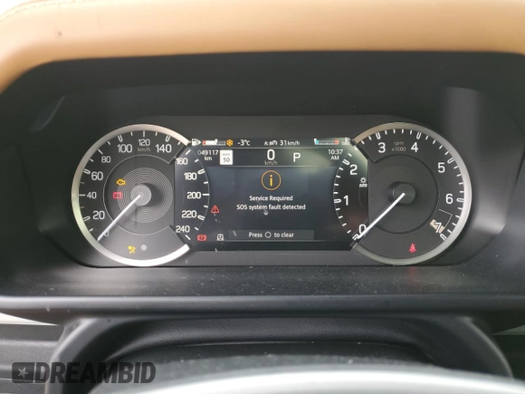 2023 Land Rover Defender X-Dynamic SE with VIN SALE27EU5P2130979, listed as a Copart auction lot 85887524 with 49,117 mi miles and Clean Title. Bid and sale history available at DreamBid. Image 9.