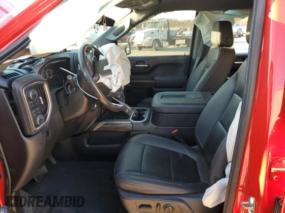 2021 Chevrolet Silverado 1500 RST with VIN 1GCUYEET1MZ356839, listed as a Copart auction lot 43963905 with 53,608 mi miles and Salvage Title. Bid and sale history available at carsss.com. Image 7.