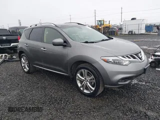 2014 Nissan Murano S with VIN JN8AZ1MW1EW501003, listed as a IAAI auction lot 41735826 with 127,338 mi miles. Bid and sale history available at carsss.com. Image 1.