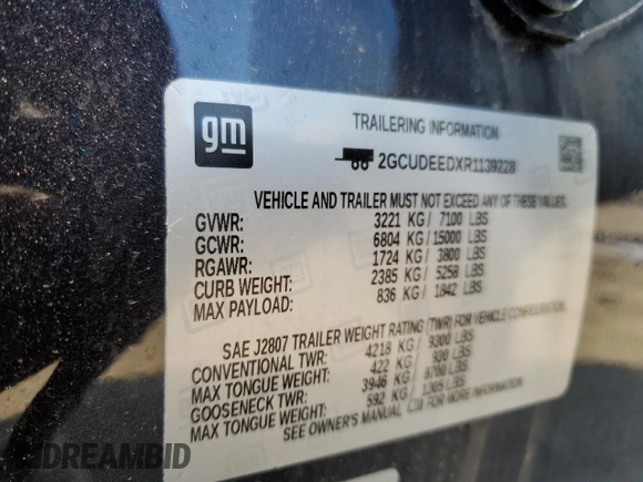 2024 Chevrolet Silverado 1500 RST with VIN 2GCUDEEDXR1139228, listed as a Copart auction lot 85792904 with 2,688 mi miles and Salvage Title. Bid and sale history available at carsss.com. Image 12.