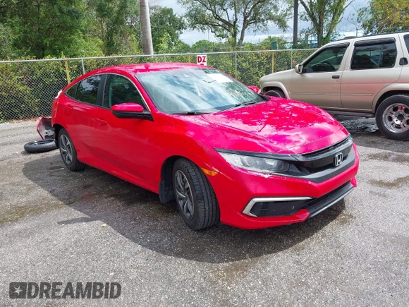 2020 Honda Civic LX z VIN 2HGFC2F65LH503209, wystawiony jako IAAI lot #42179492 z przebiegiem 50 747 mil mil oraz . Historia ofert i sprzedaży dostępna na DreamBid. Obrazek 1.