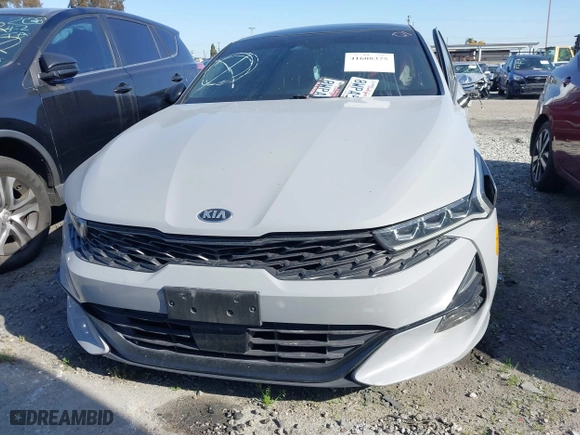 2021 Kia K5 GT-Line with VIN 5XXG64J23MG079883, listed as a IAAI auction lot 41608375 with 26,874 mi miles. Bid and sale history available at carsss.com. Image 13.