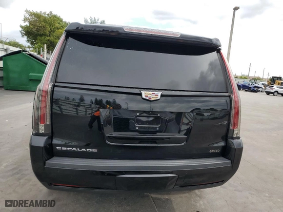 2020 Cadillac Escalade Premium Luxury with VIN 1GYS3CKJ4LR296092, listed as a Copart auction lot 81808954 with 97,339 mi miles and Non Repairable. Bid and sale history available at carsss.com. Image 6.
