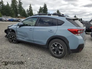 2020 Subaru Crosstrek Premium with VIN JF2GTAPC5L8243550, listed as a Copart auction lot 59637725 with 76,627 mi miles and Salvage title. Bid and sale history available at DreamBid. Image 2.