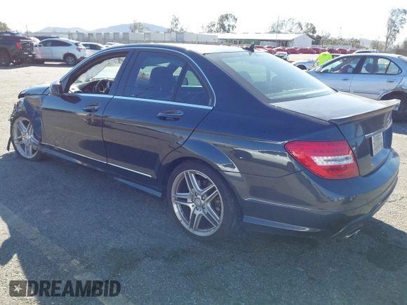 2012 Mercedes-Benz C 350 Sport with VIN WDDGF5HB2CR196979, listed as a IAAI auction lot 41643452 with 119,436 mi miles and . Bid and sale history available at DreamBid. Image 3.