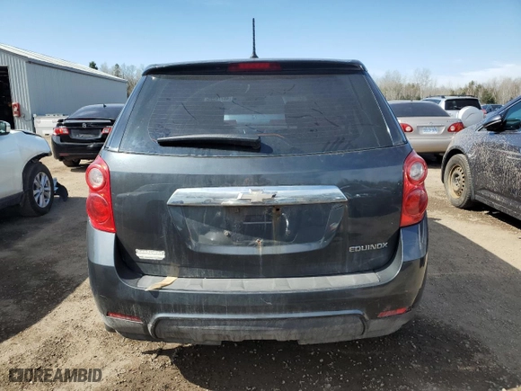 2013 Chevrolet Equinox LS with VIN 2GNALBEK8D1136797, listed as a Copart auction lot 48776385 with 282,428 mi miles and Salvage Title. Bid and sale history available at carsss.com. Image 6.