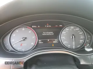 2018 Audi S6 Premium Plus with VIN WAUFFAFCXJN006695, listed as a Copart auction lot 50728445 with 69,604 mi miles and Salvage Title. Bid and sale history available at carsss.com. Image 9.